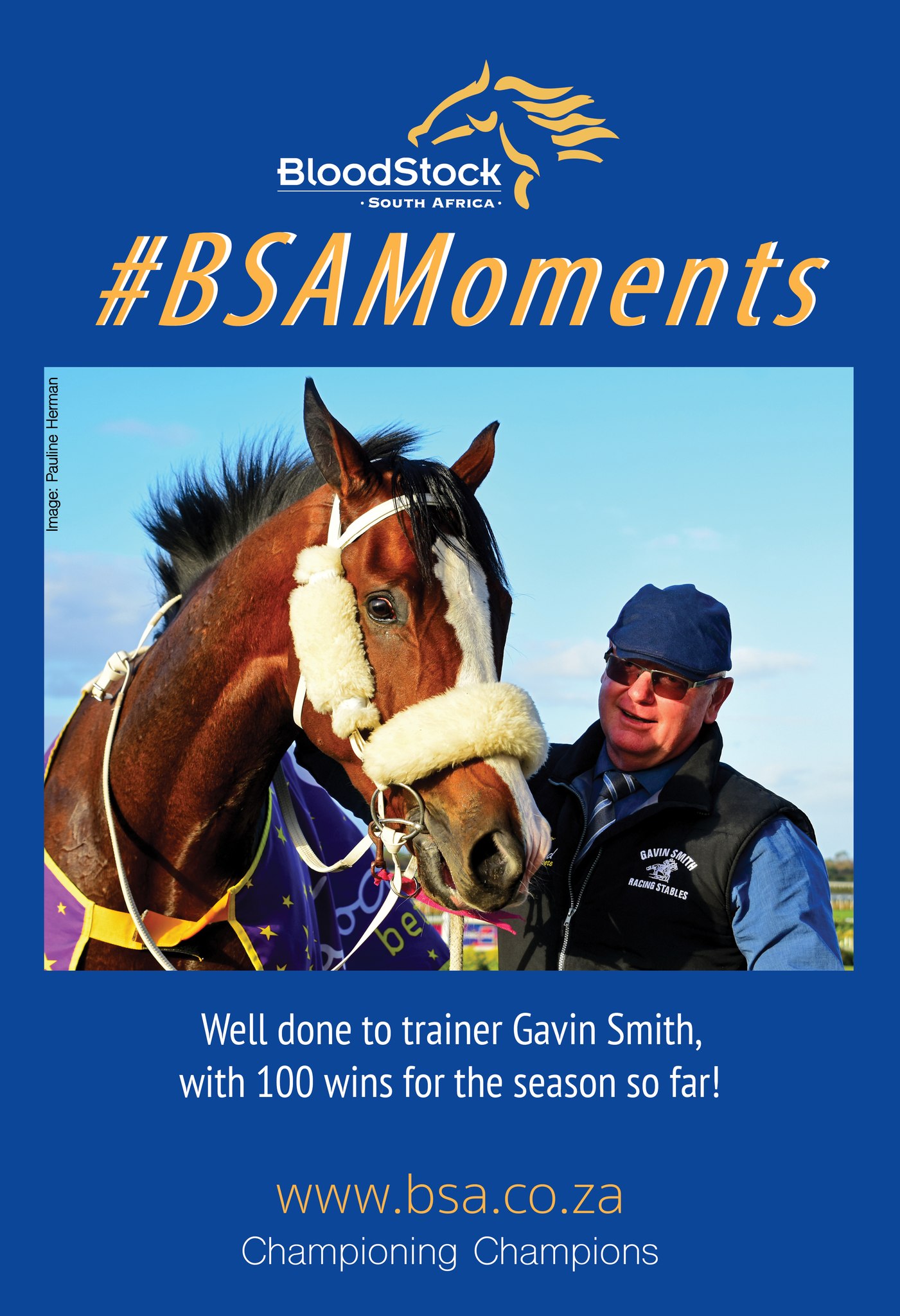 Congratulations to Gavin Smith... - Bloodstock South Africa