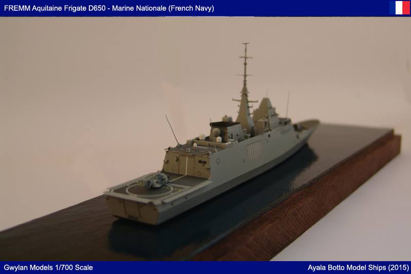 Ayala - FREMM Aquitaine D650 ASW Frigate French Navy / La Royale ...