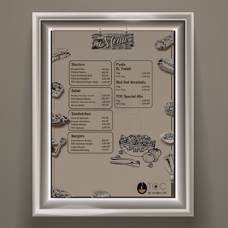 Here is a TCC complete menu 😍 You... - The Container Cafe | Facebook