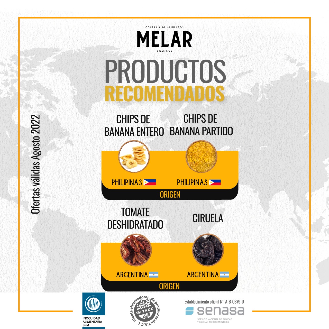 📢 Estos son los productos... - Melar - Compañia de Alimentos | Facebook