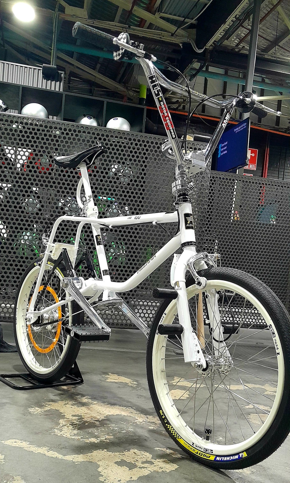 Restored 1988 alenax bike with unique features