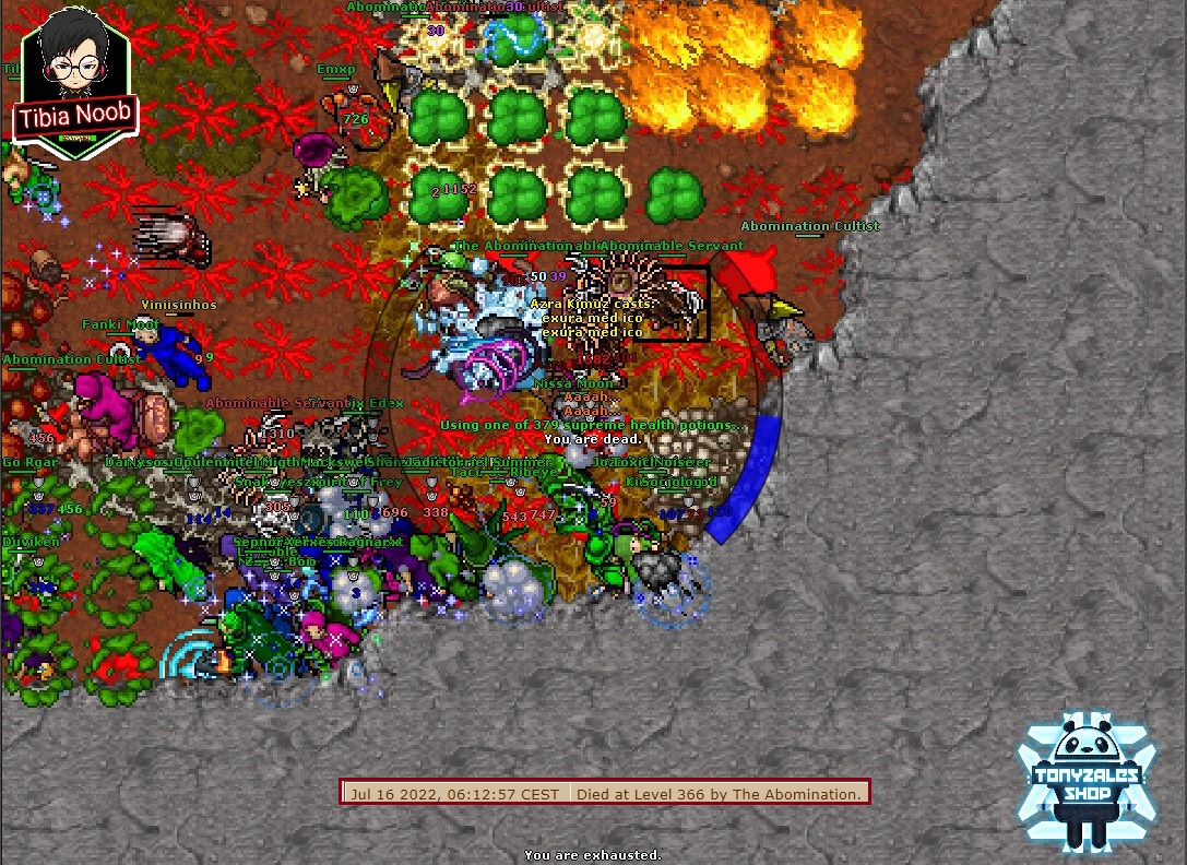 Tibia Noob - ¿Vale la pena participar en el Abomination👾 🙄👇 Este boss ...