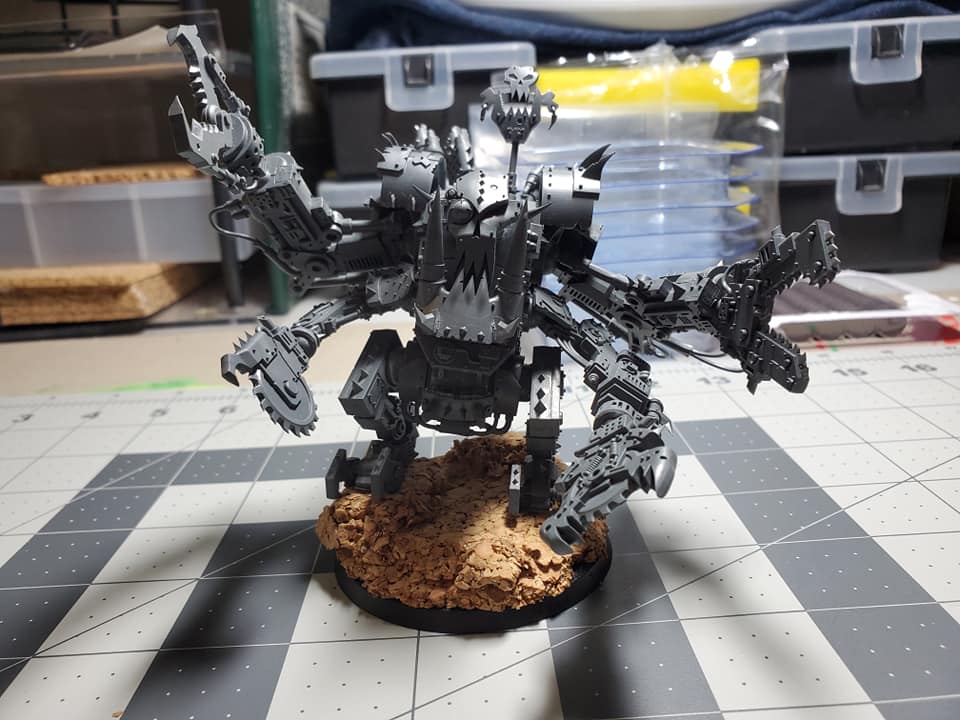 Miniature Peinte Space Ork (Orque Spatial) - Warhammer 40,000 - Référence P221 - Occasion