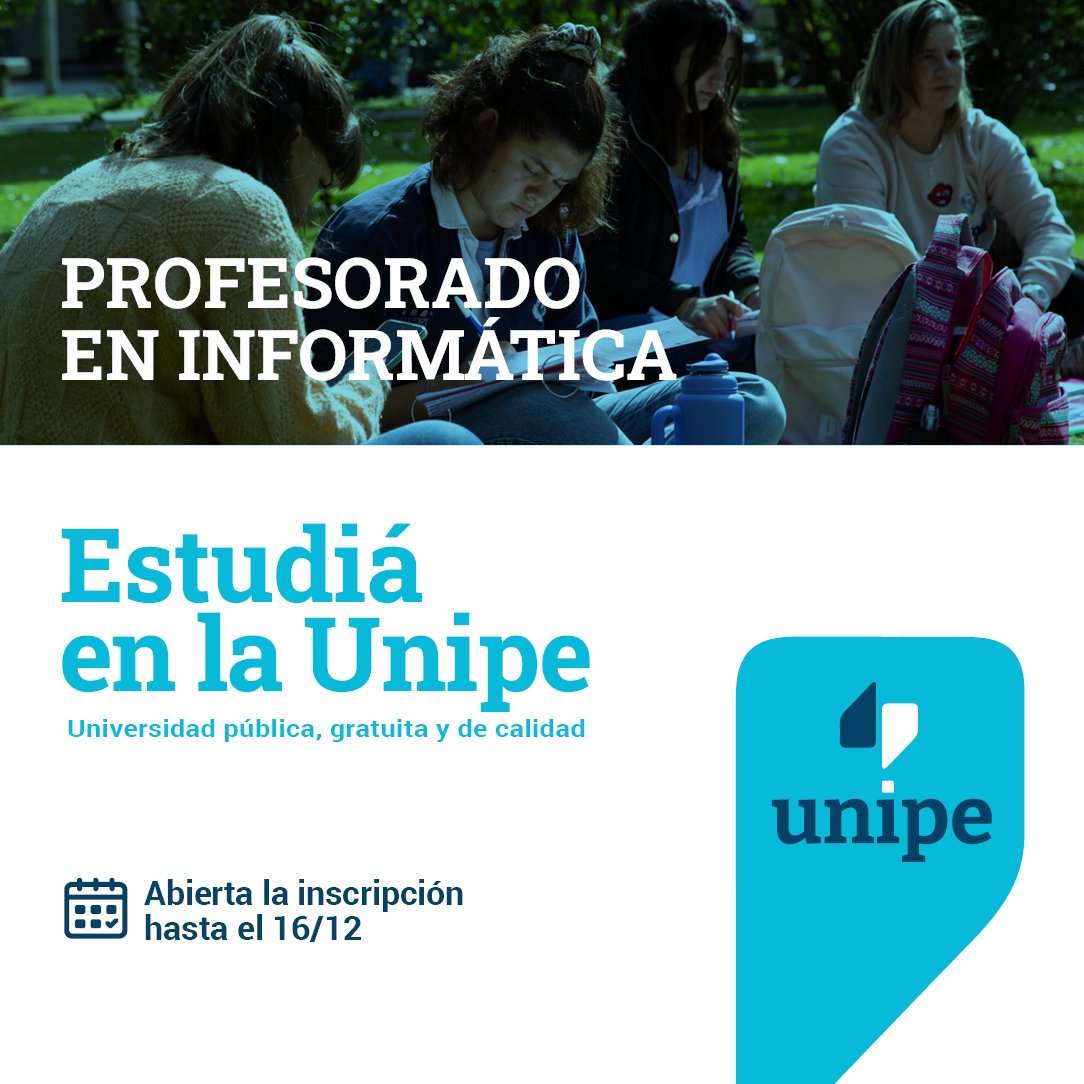 Estudiá en UNIPE 💻📚 ... - Universidad Pedagógica Nacional