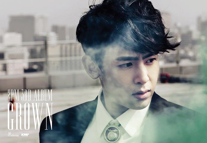 JYP - 2PM 3rd Album 「Grown」 A ver. 음반 발매 - 초도 한정 포스터