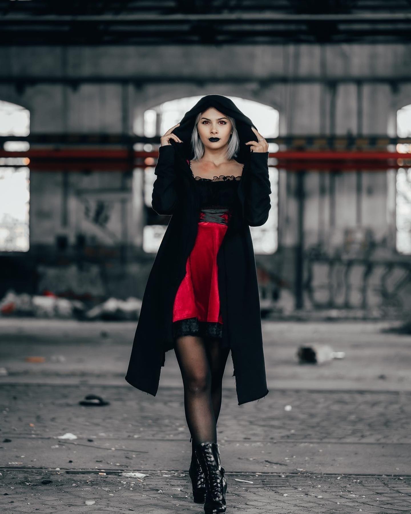 Authentic Goth - Our mundo dress styled by our model... | Facebook