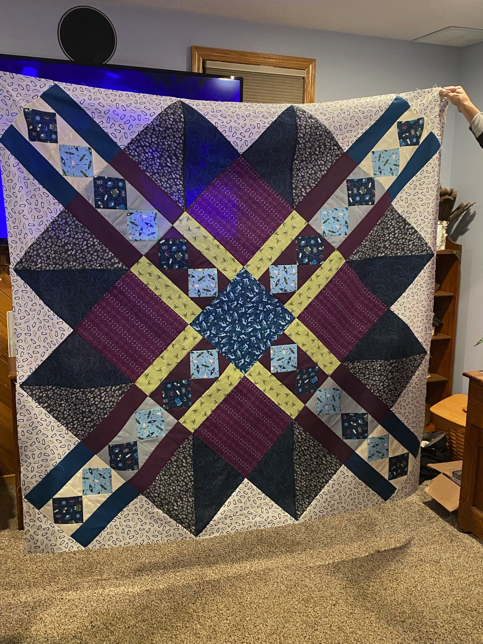 Fabric Bash - Suzanne Rios has been home recovering froma...