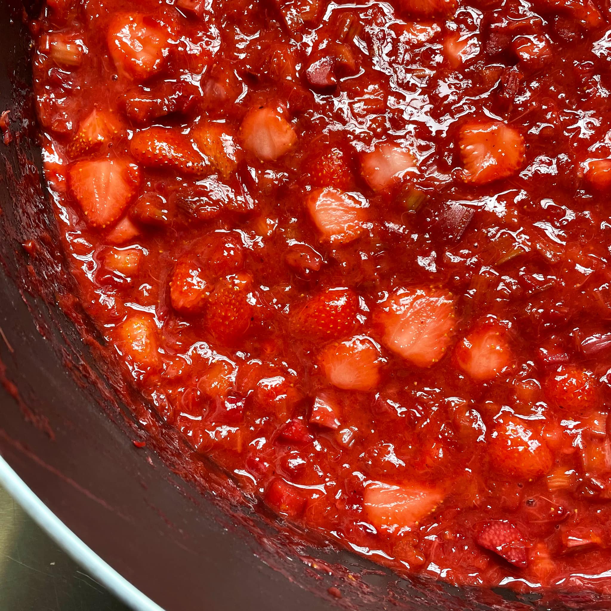 Ruckus Donuts - Prep Day: A fresh batch of strawberry...