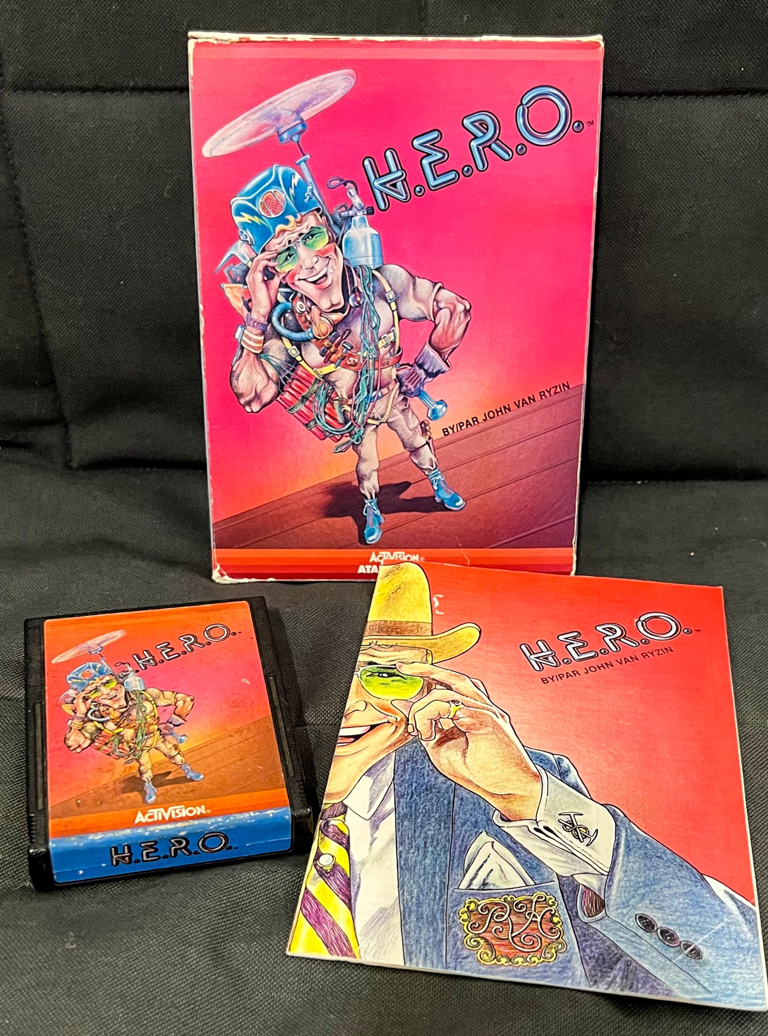 レア H.E.R.O. [ATARI2600 PAL] Today's Atari 2600 game! H.E.R.O.! Thoughts on this game?