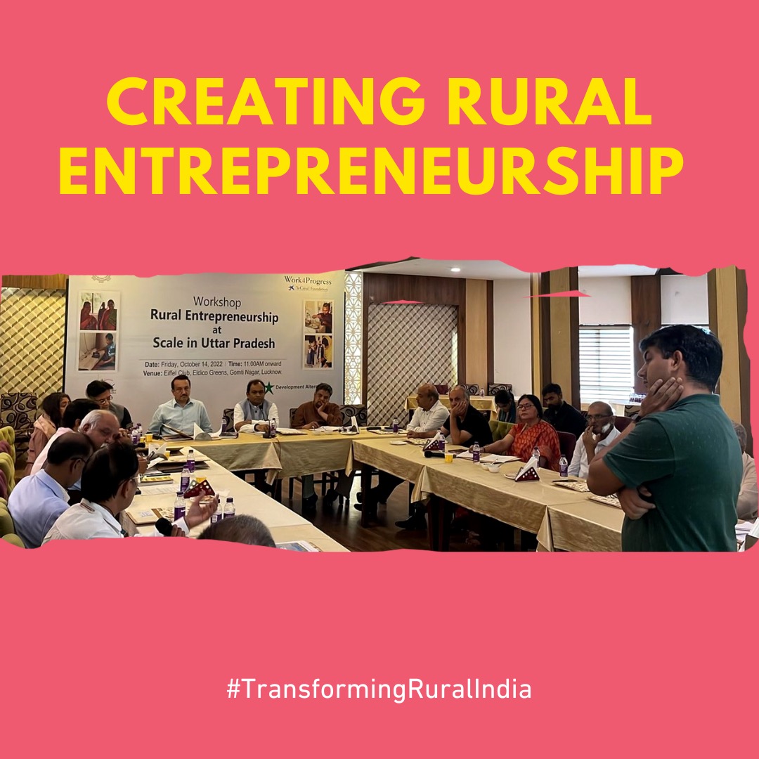 Rural entrepreneurship is crucial... - Transform Rural India