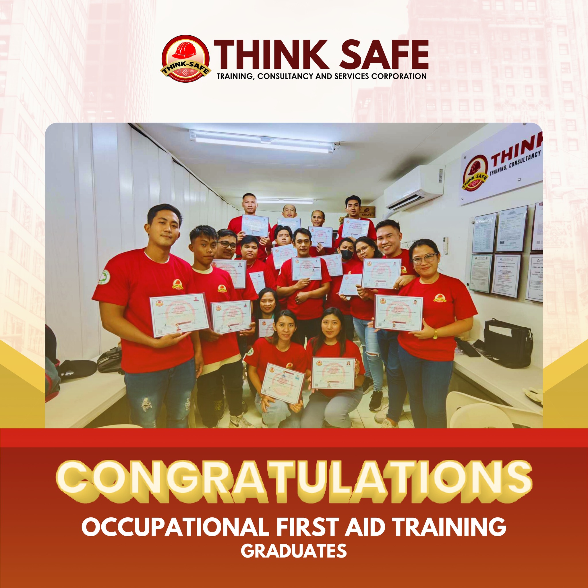 Congratulations Graduates... - Think Safe - First Aid Seminar