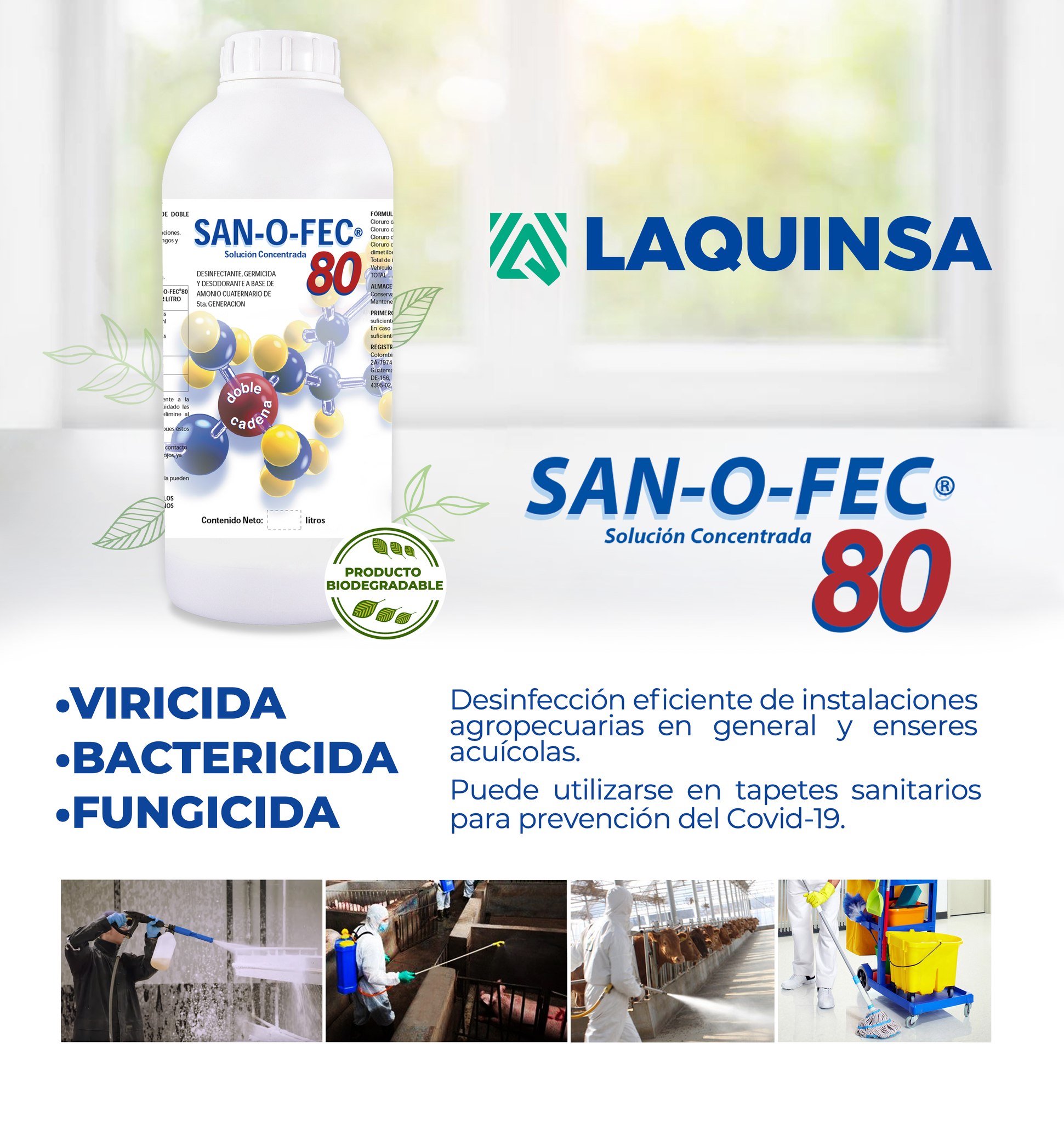 Grupo Trisan - SAN-O-FEC es un producto amigable con el...