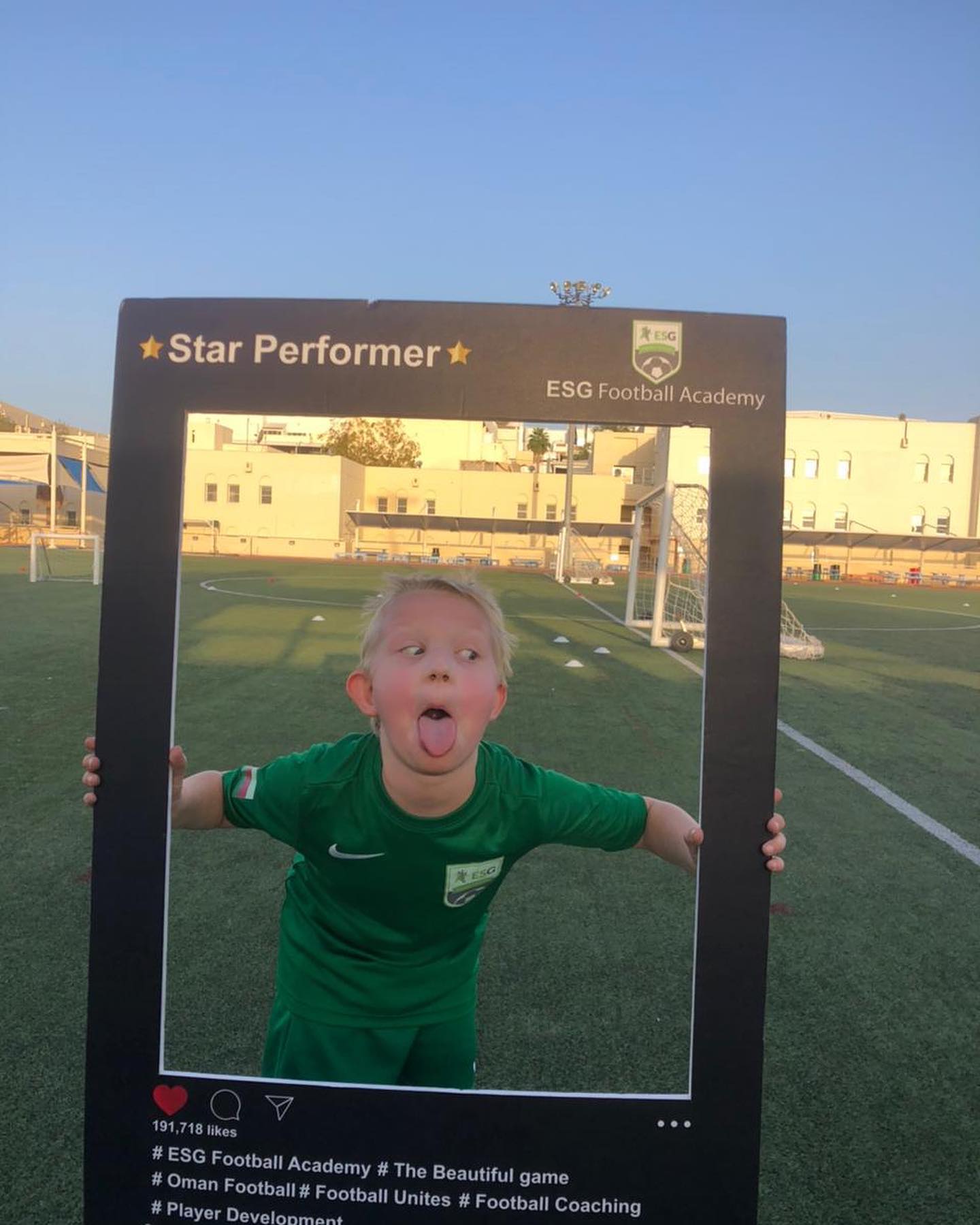 Here are the ESG Football Academy... ESG Football Academy