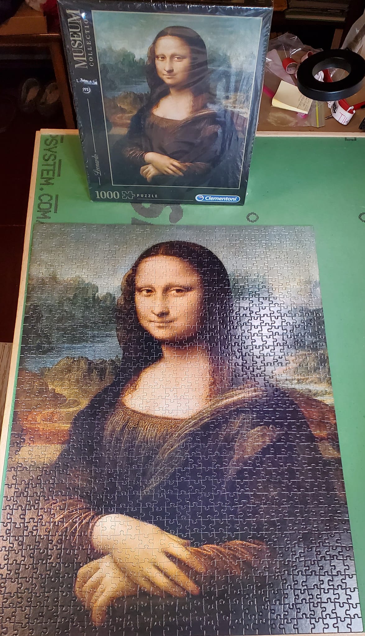 Just completed, 1000 piece Clementoni puzzle 