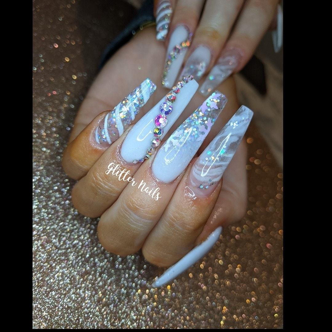 Glitter Nails | Rugby
