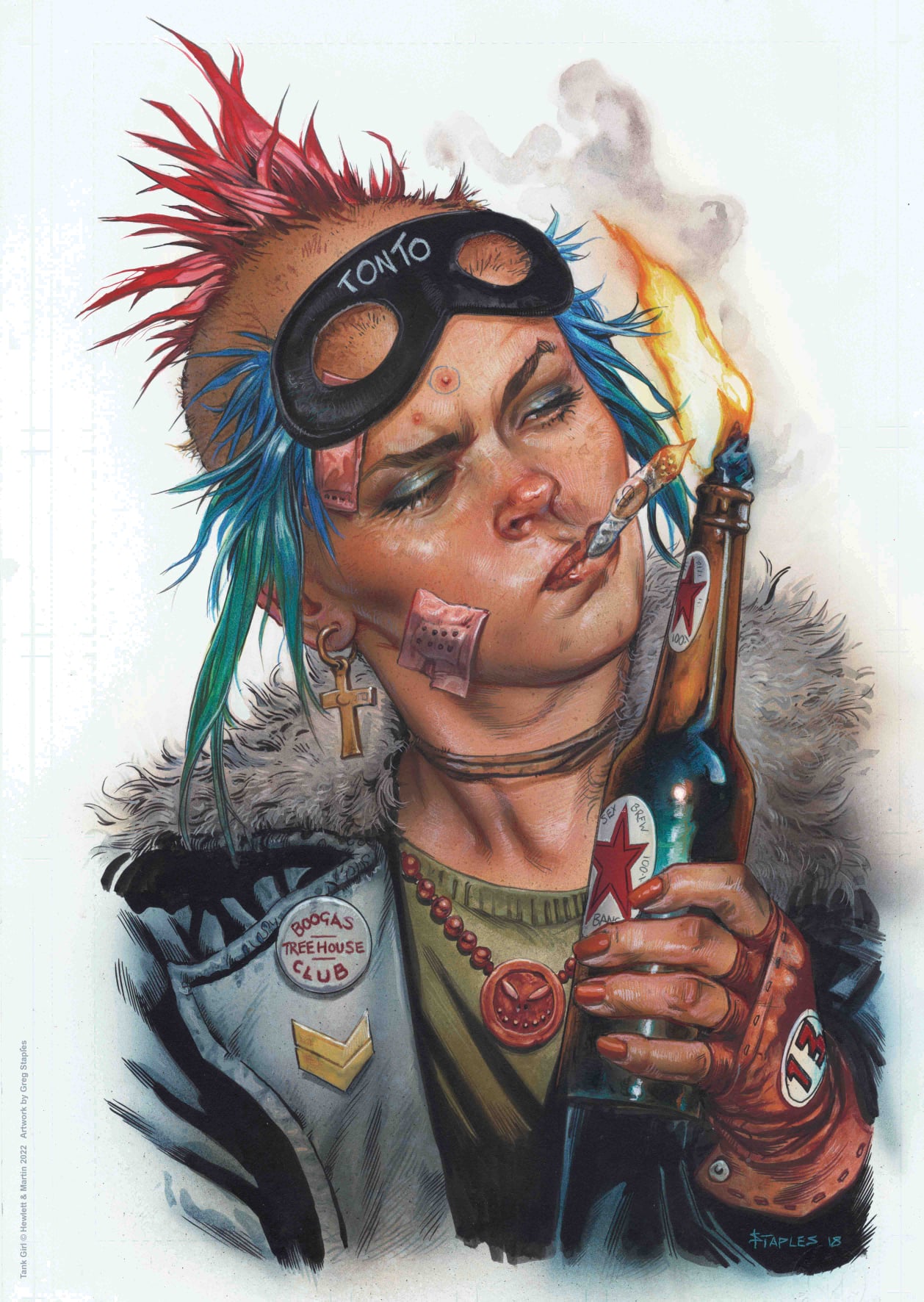 TANK GIRL POSTER MAGAZINE #19! Featuring this epic artwork by Greg