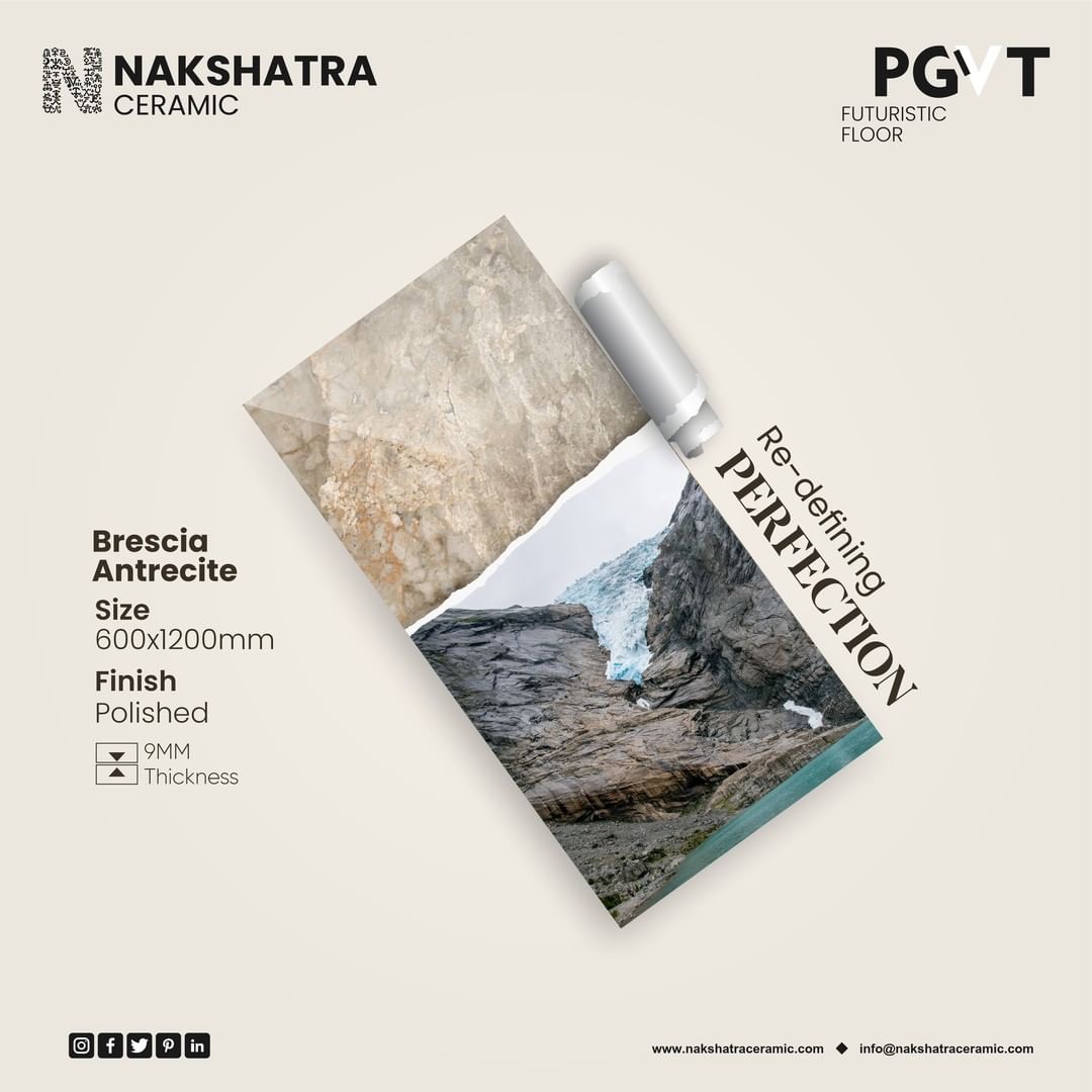 BRESCIA ANTRECITE 600 X 1200 MM... - Nakshatra Ceramic | Facebook