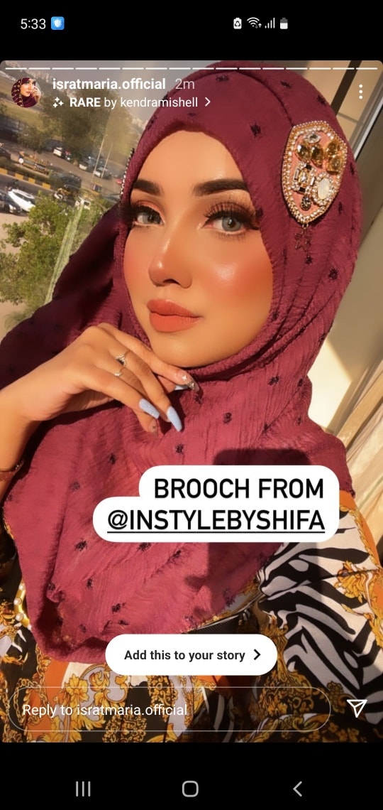 Beautiful Maria apu wearing our... - InStyle by Shifa
