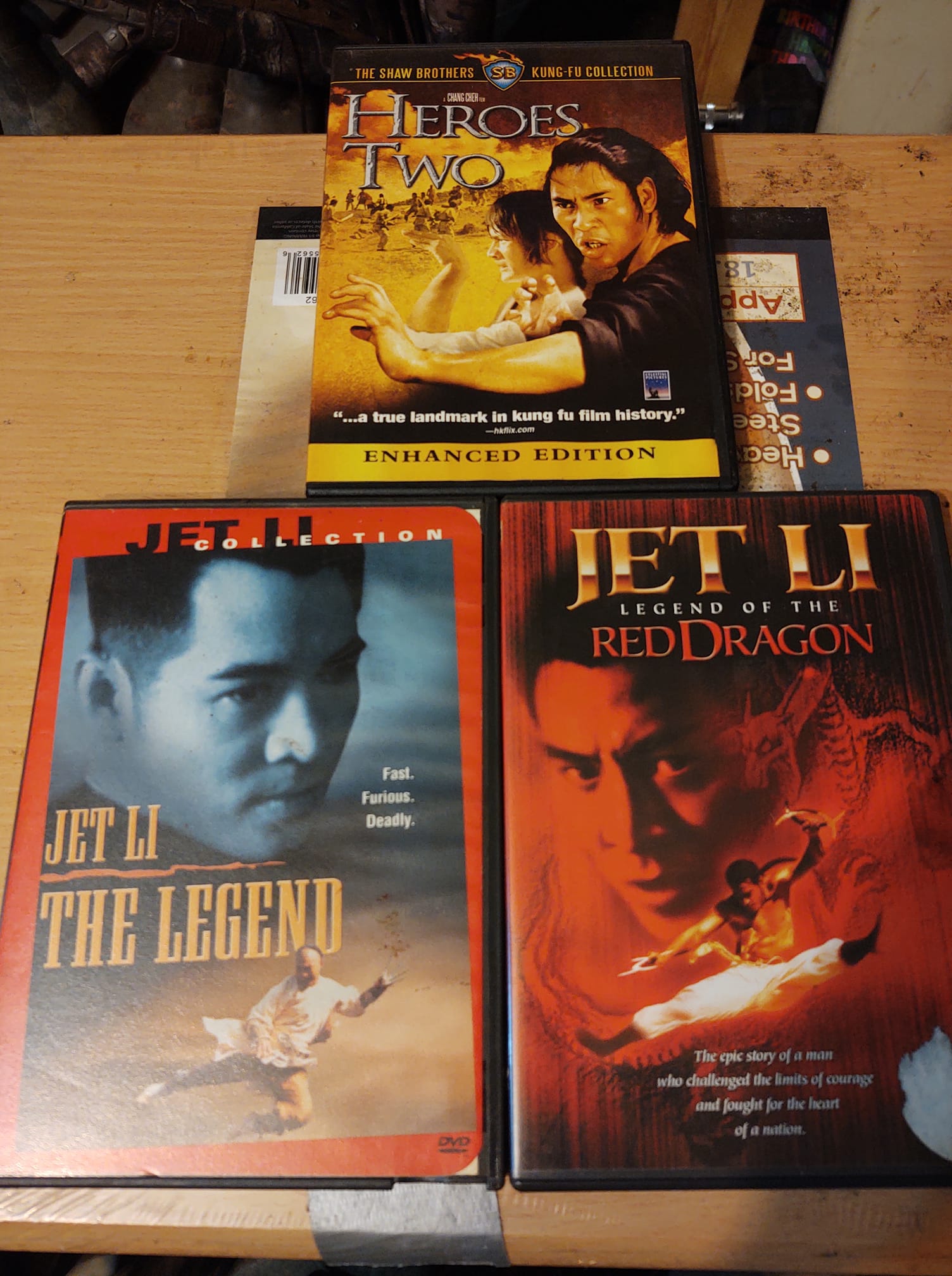 Did Jet Li play both characters in Heroes Two?