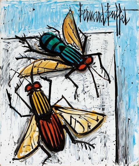 Lot 844 ⠀ ベルナール・ビュッフェ ( Bernard BUFFET ) 甲虫