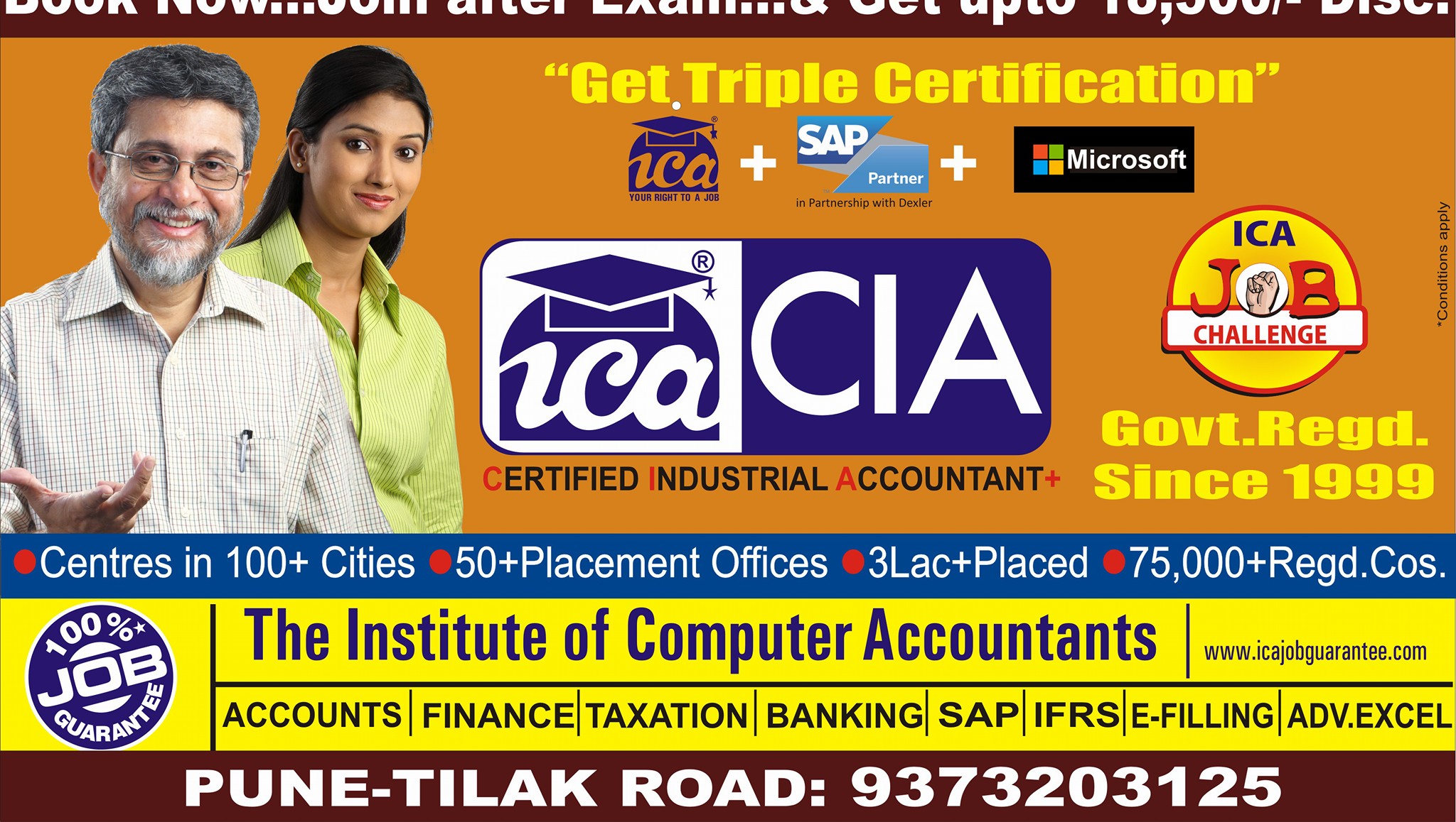 ICA - The No.1 Institute in INDIA for Accounts, Finance & Banking | Pune