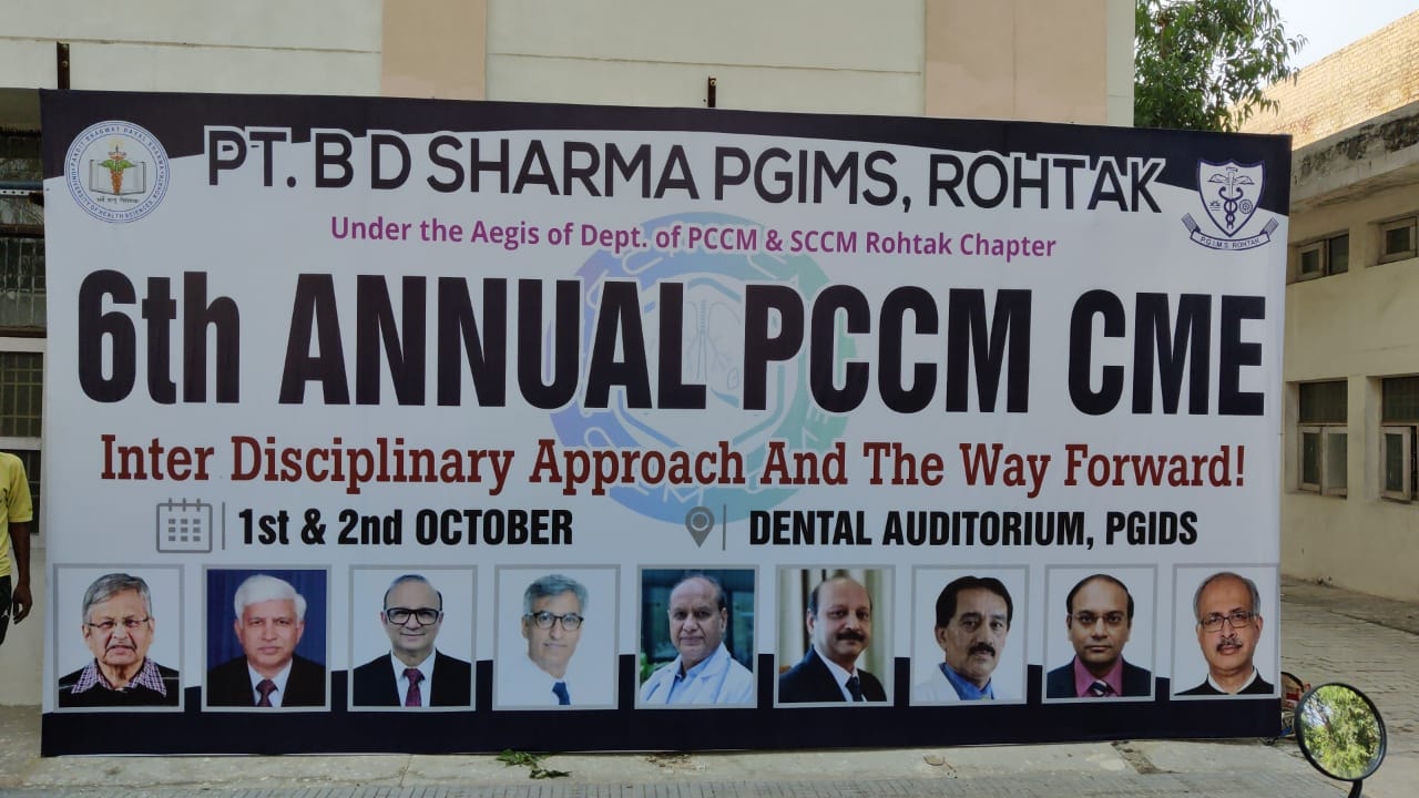 Department of Pulmonary & Critical Care Medicine PGIMS Rohtak | Rohtak