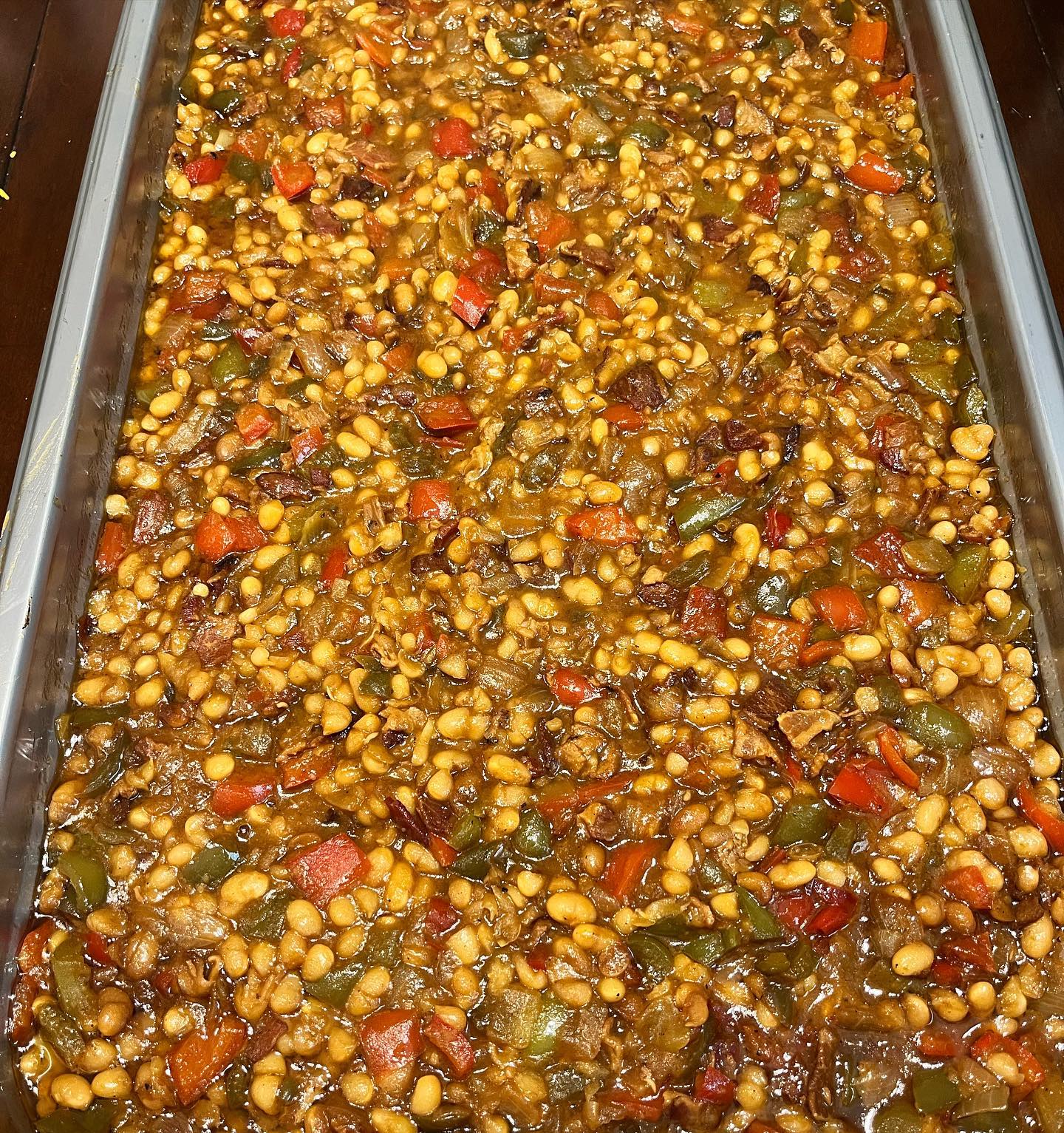 Sal's - BBQ Baked Beans made fresh with dry navy beans that are soaked ...