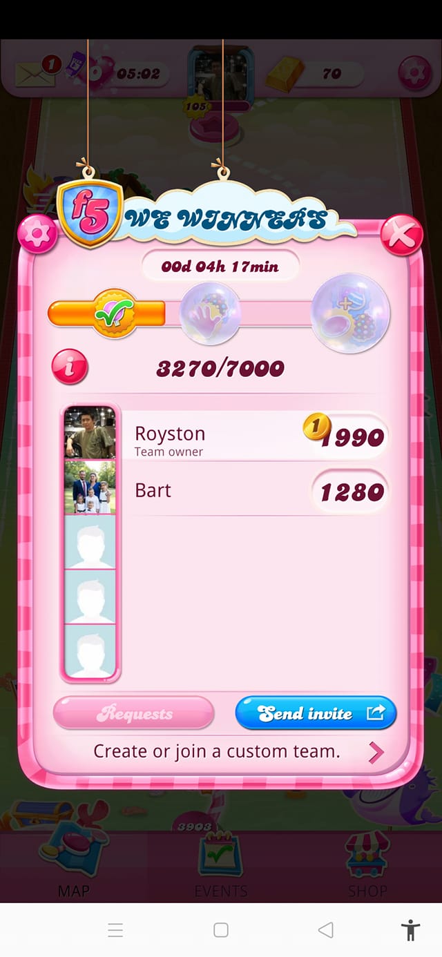 Which Facebook community is easiest to pick up candy shift?? I