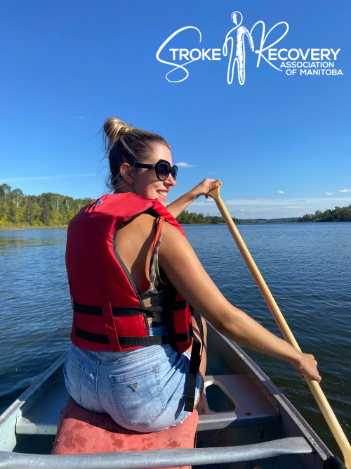 QX 104 - Ashley is row, row, rowing her boat on Manitoba...
