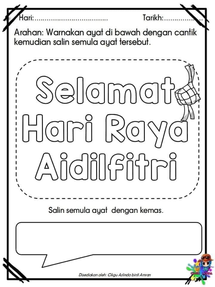 BBM Percuma - MODUL BERTEMA PRASEKOLAH ::: TEMA HARI RAYA...