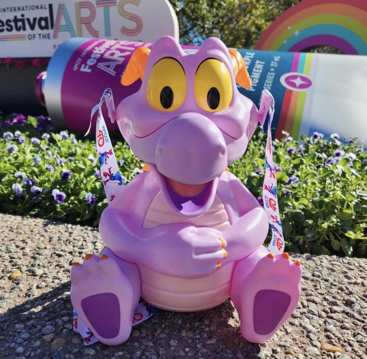 The New Figment Popcorn Bucket is adorable! 🍿😊 #popcorn