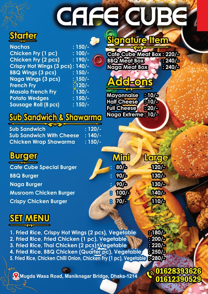 Cafe Cube - Our brand new #Menu is here 👑 | Facebook