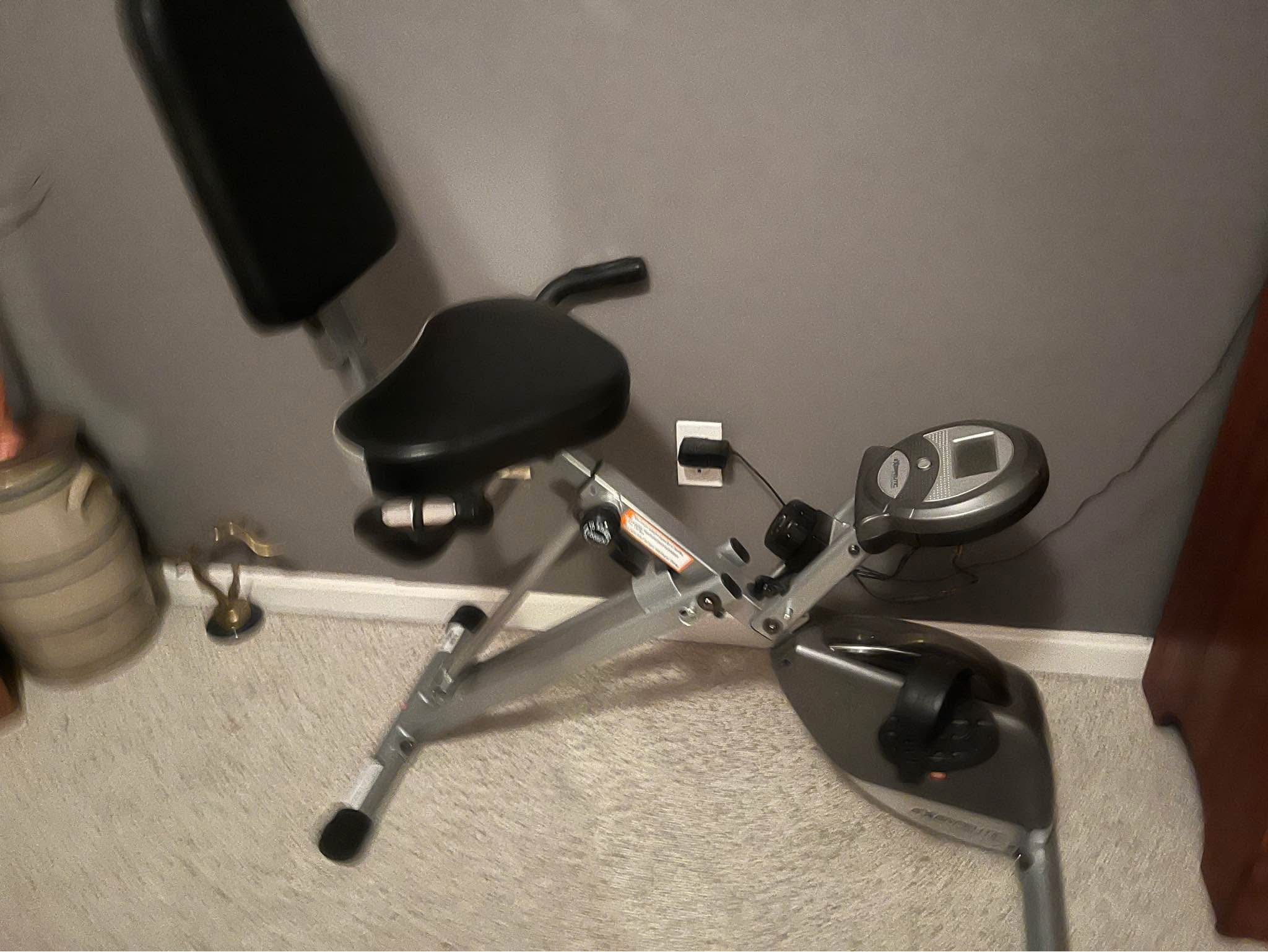 Exercise equipment- semi-recumbent sit down bicycle &amp; Infiniti full ...