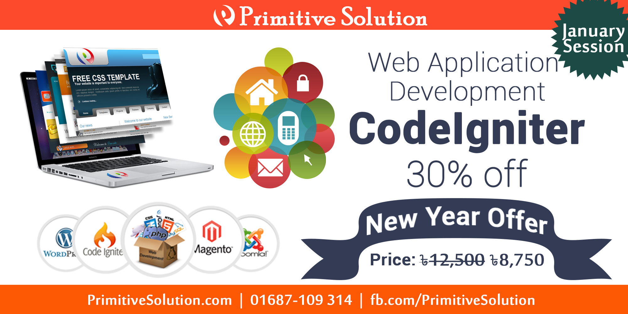 Primitive Solution - CodeIgniter Framework Course COURSE OVERVIEW