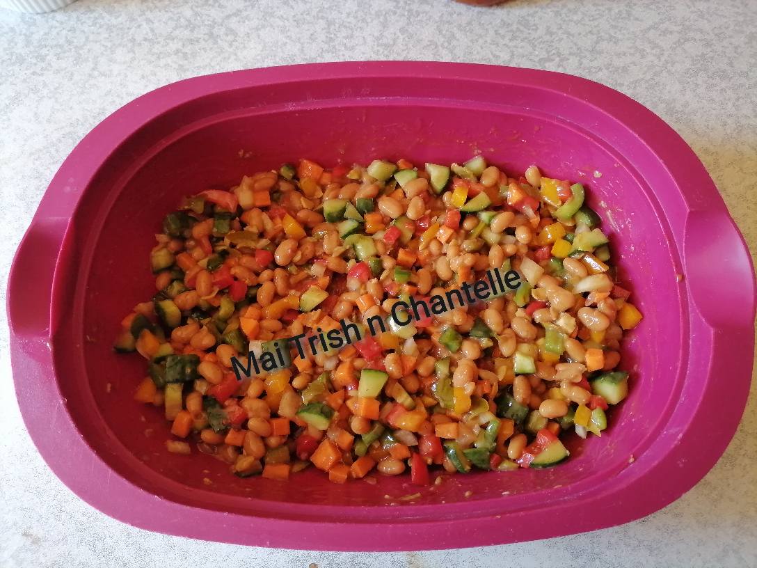 Cooking with maitrish and Chantelle 2 - Mix together until combined ...