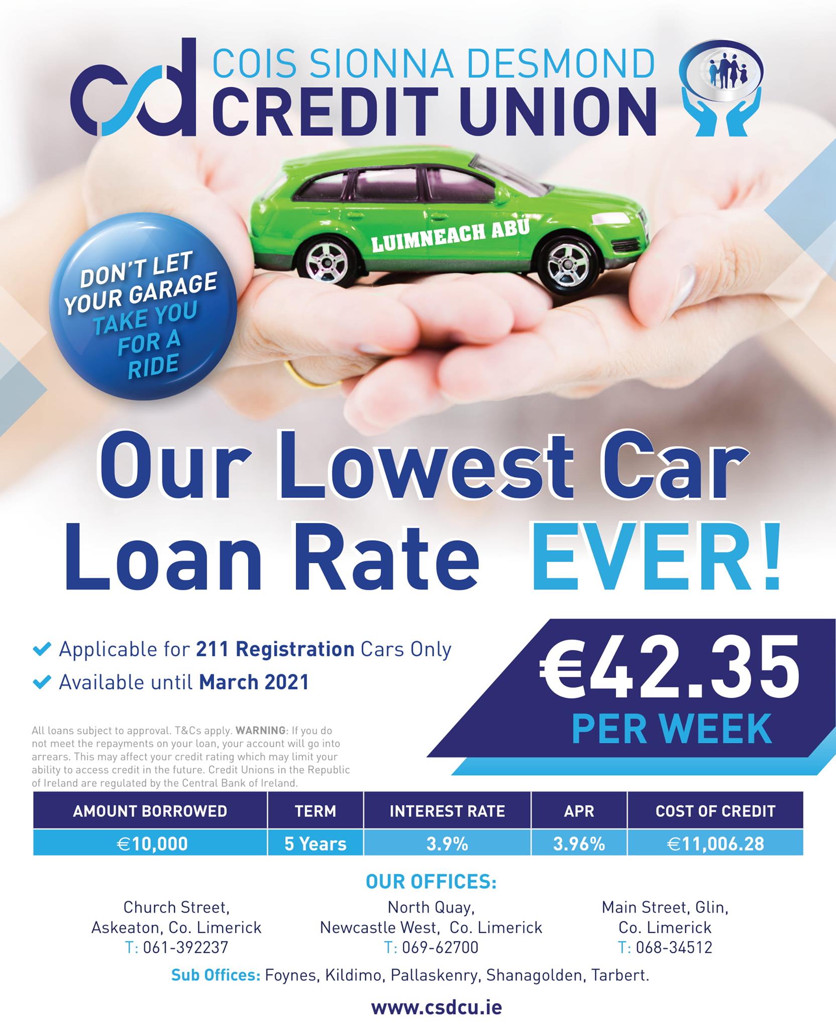 Cois - OUR LOWEST CAR LOAN RATE EVER 🔵🚙🚗 Our Lowest Car Loan Rate ever ...