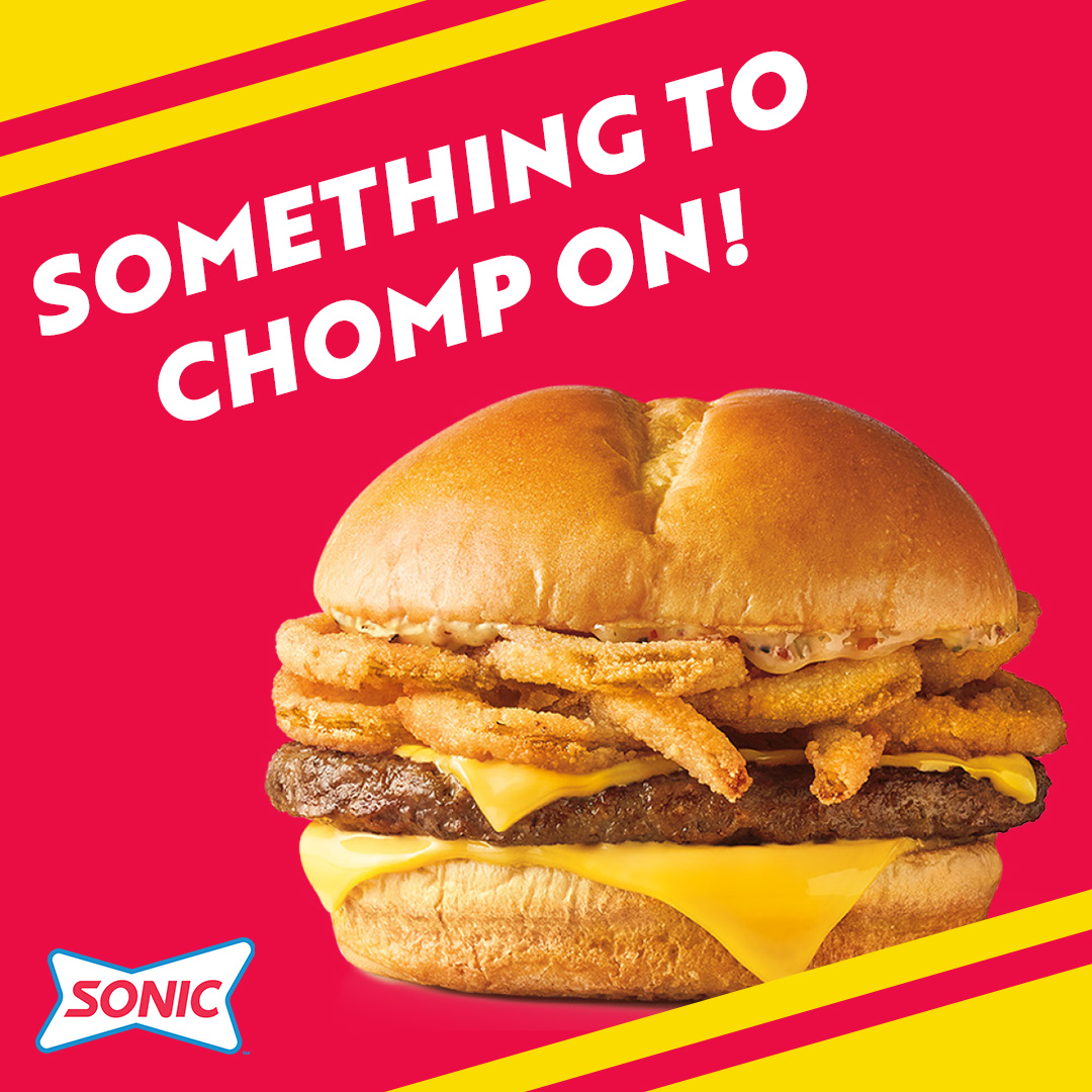 Sonic - SONIC's new Chophouse Cheeseburger will light up your tastebuds ...