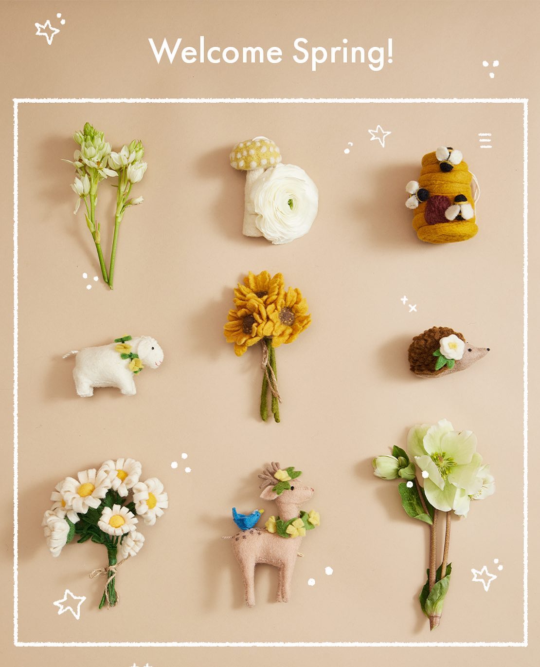 Craftspring - New Spring Flower Animals!!⁠ ⁠ Some of our...