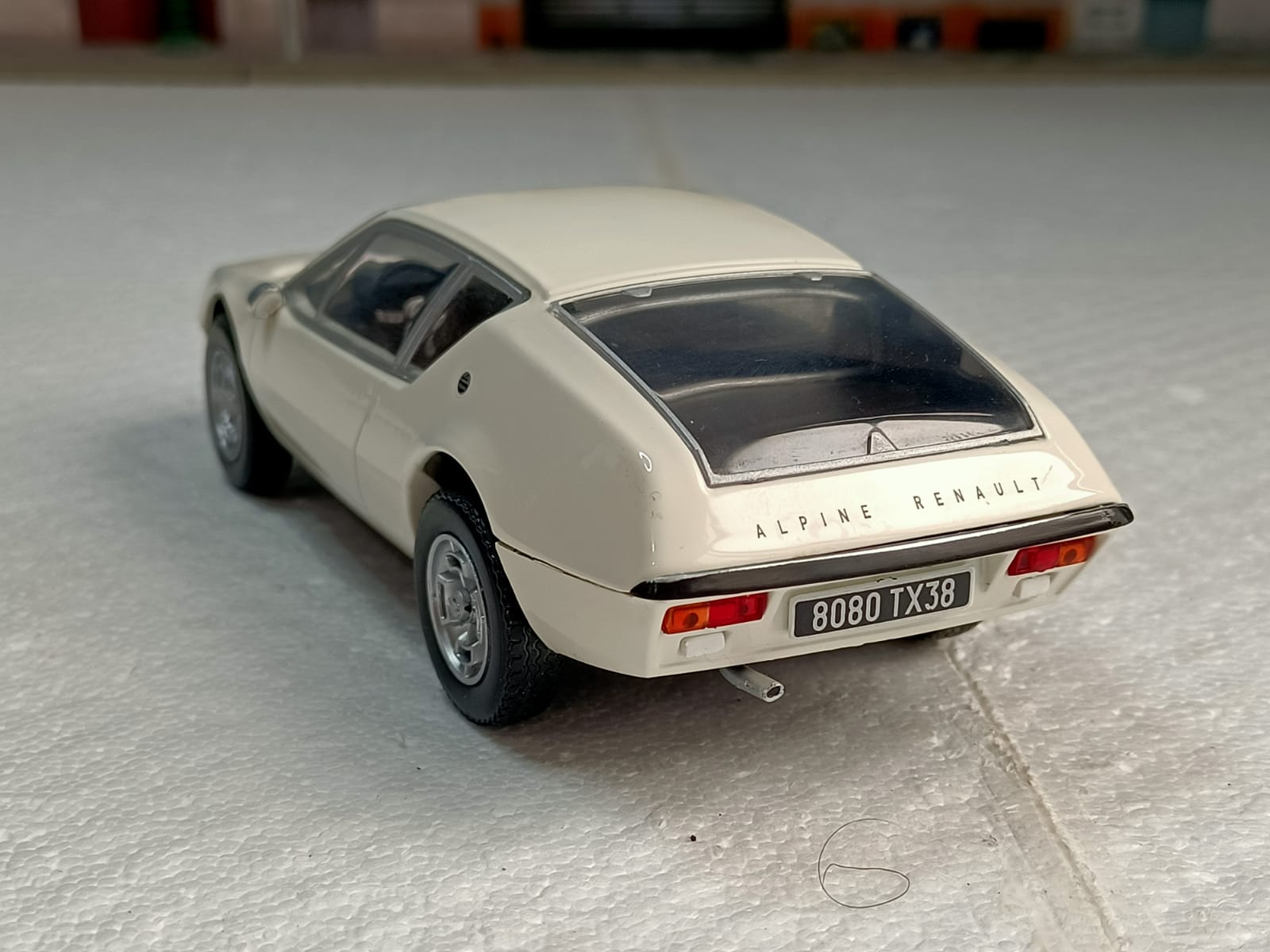 Misato's Alpine Renault A310 Tomica model