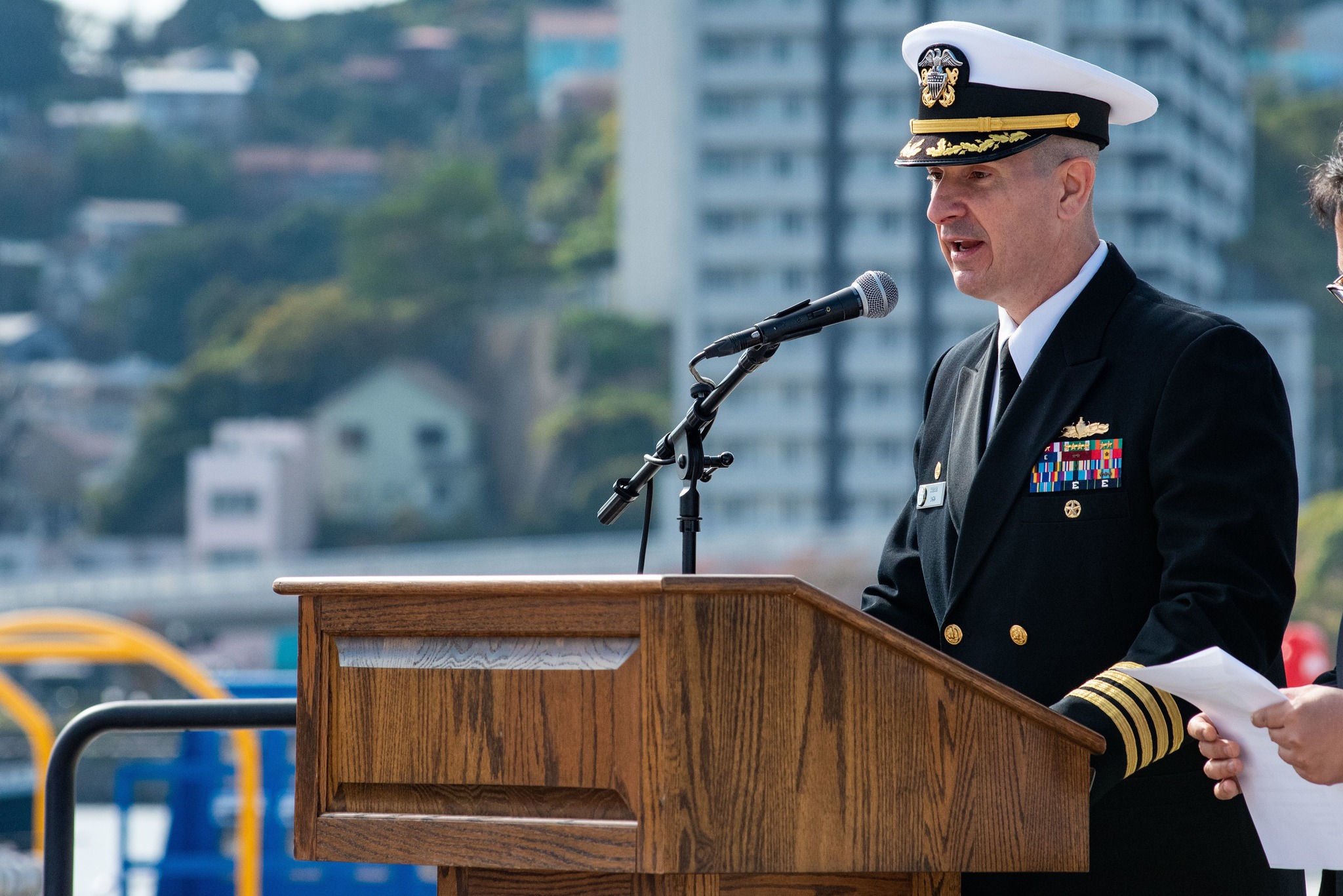 Commander - YOKOSUKA, Japan (Nov. 18, 2022) - Capt. Les Sobol ...
