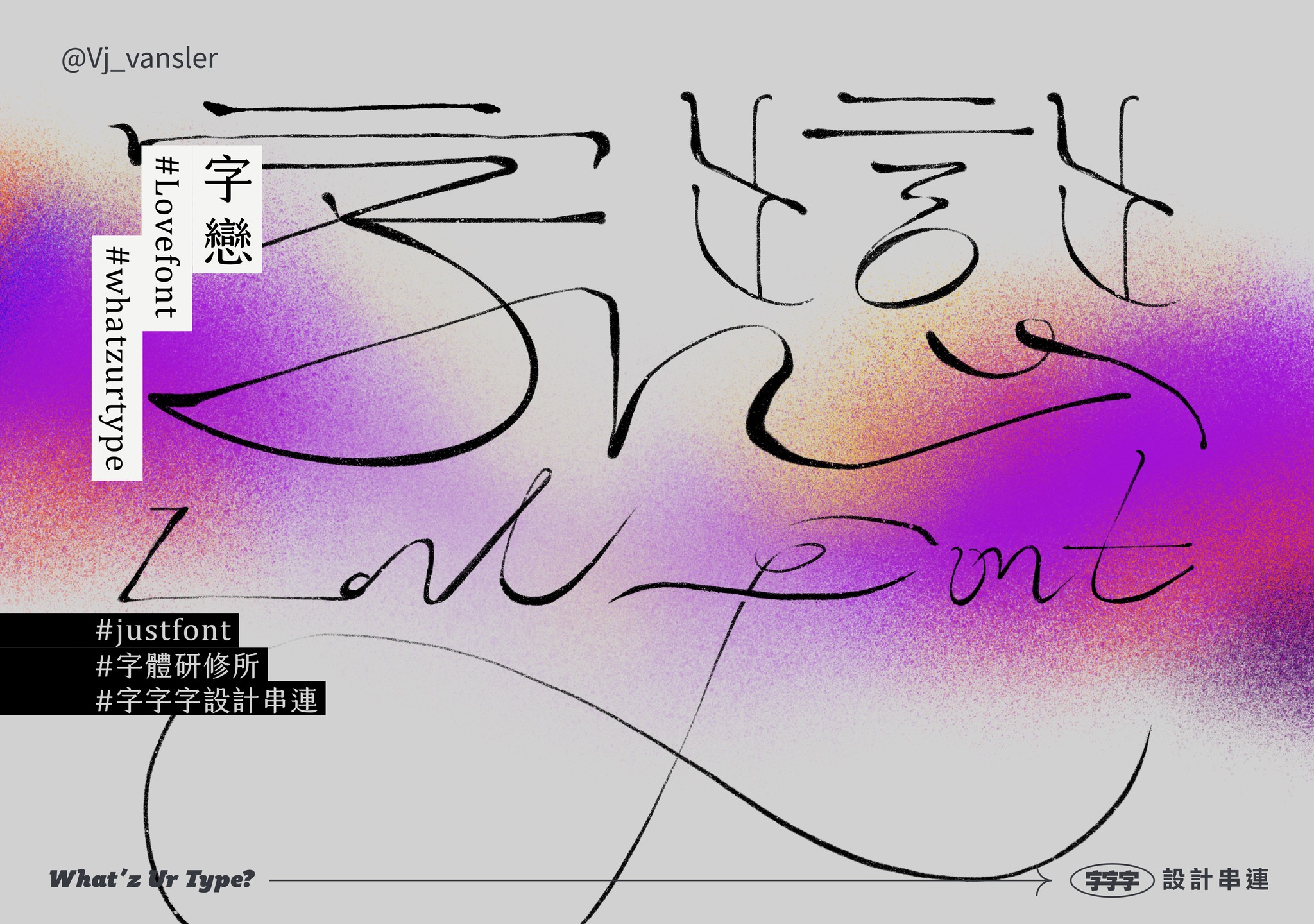 湯湯水水設計工作所 - 《字戀Love Fonts》-3 - 上週真的太忙，一直沒機會發這篇（廠商在看！）...