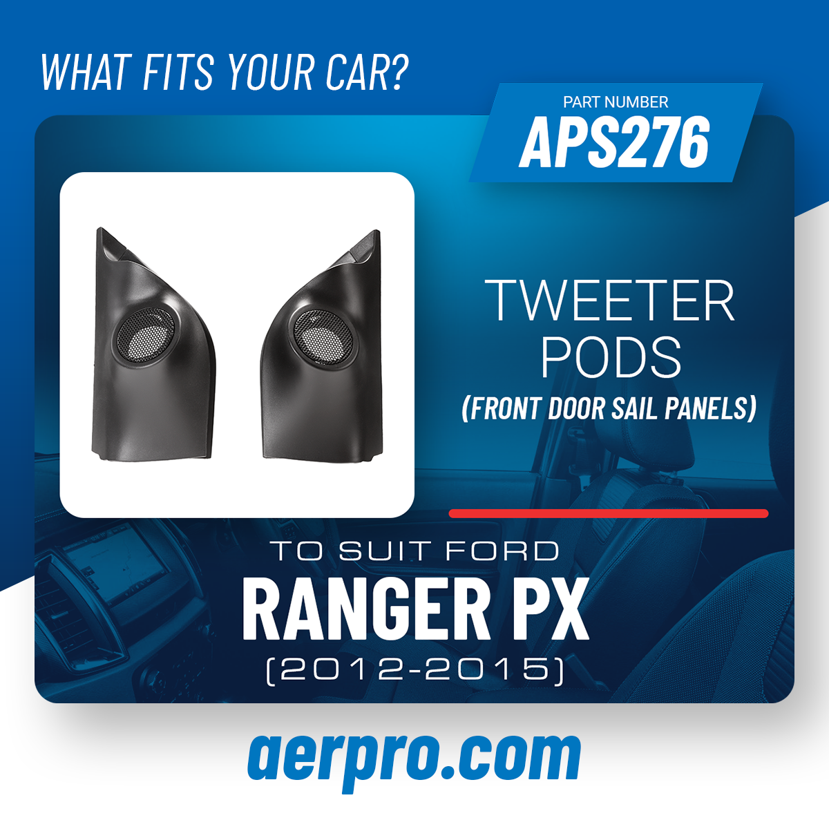 Aerpro - 📢 NEW PRODUCT RELEASE The Aerpro APS276 Tweeter Pods enable ...
