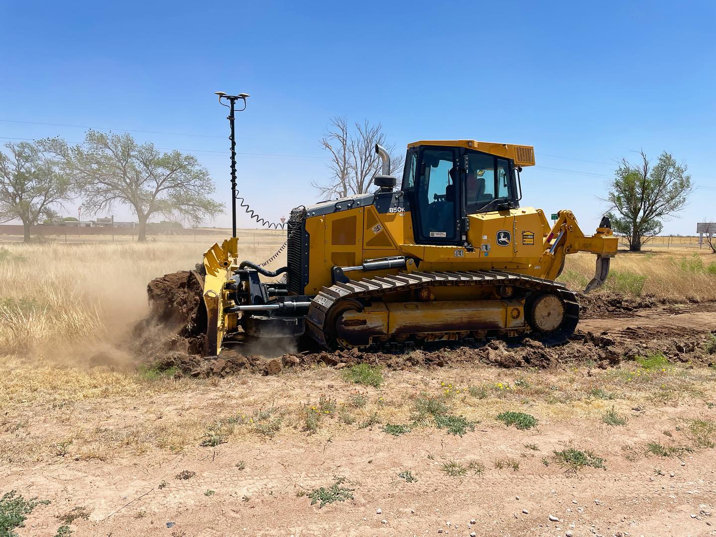 Breaking ground at Ransom Ranch... - Yellowhouse Machinery Co