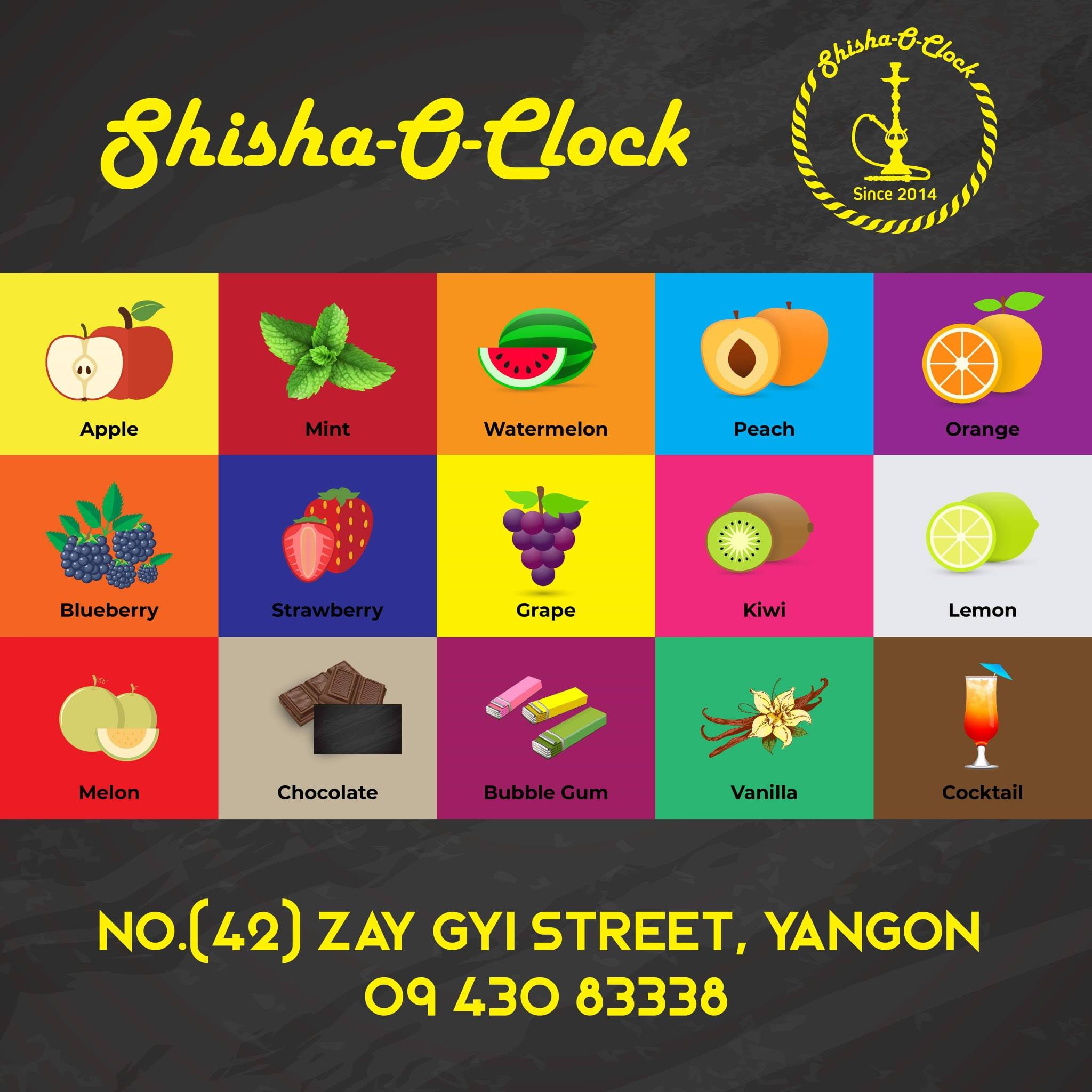 Shisha-O-Clock | Yangon