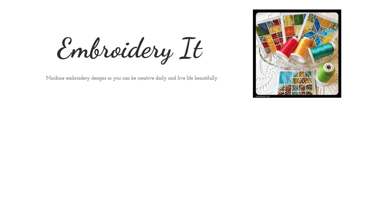 Embroidery It