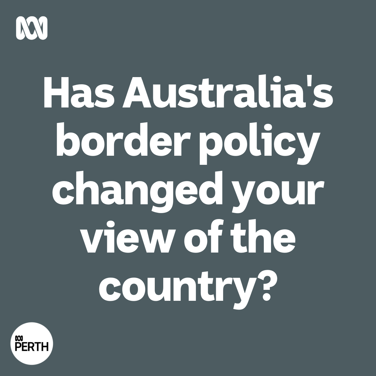 ABC Perth - What are your thoughts, Perth? 🤔🇦🇺 Australian... | Facebook