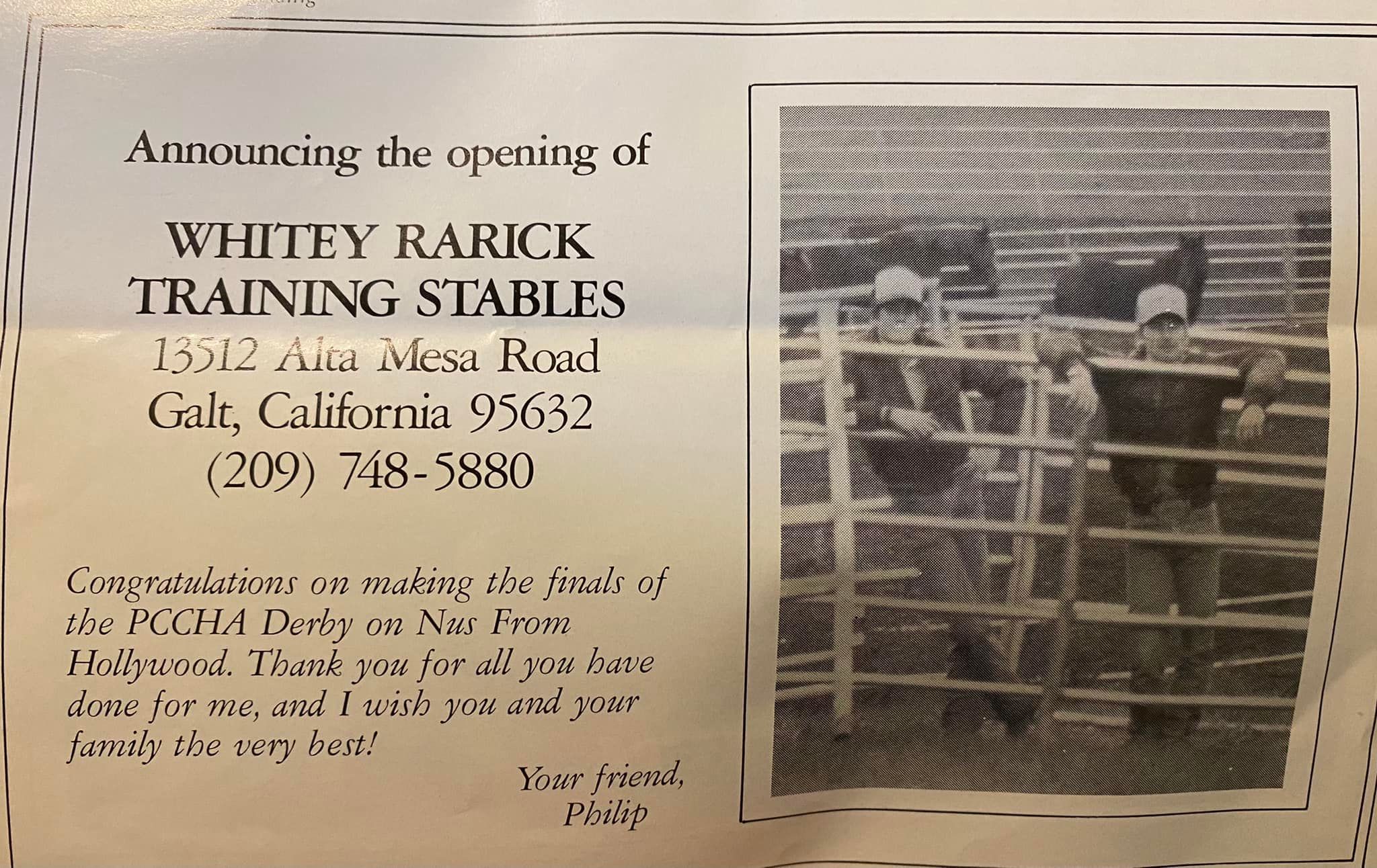Rapp Ranch - August 1984 💥 Cow Horse Magazine We found... | Facebook