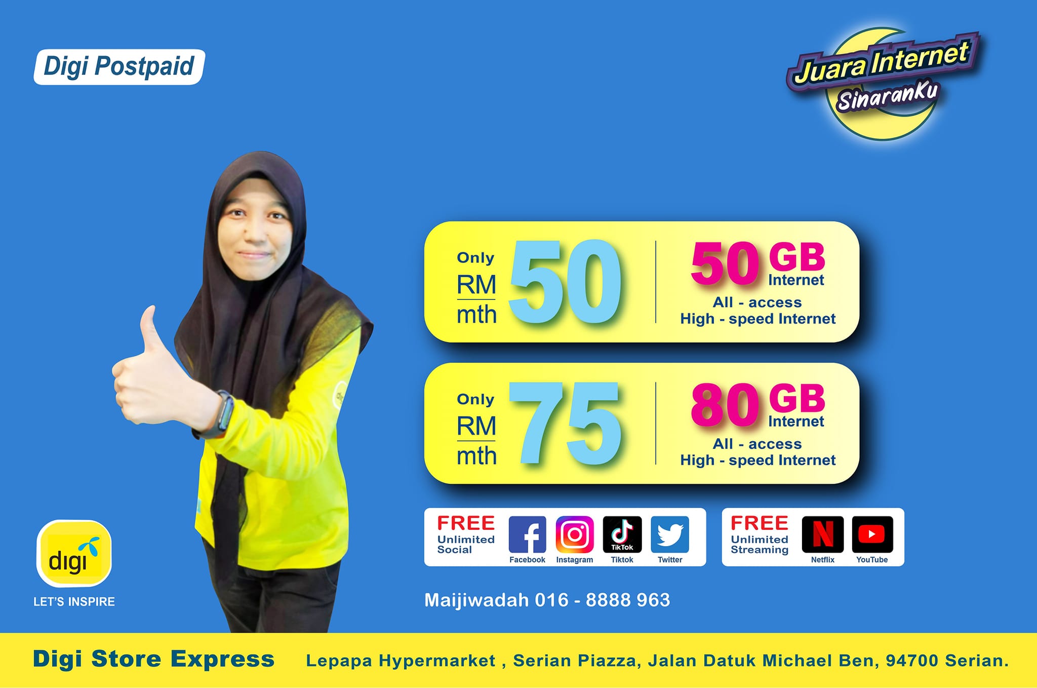 TAWARAN TERBAIK UNTUK... - Digi Store Express Lite Serian