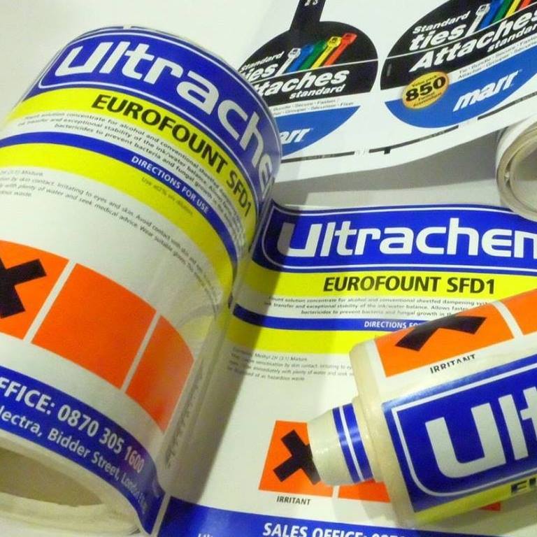 Ubitech Solution รับพิมพ์สติกเกอร์