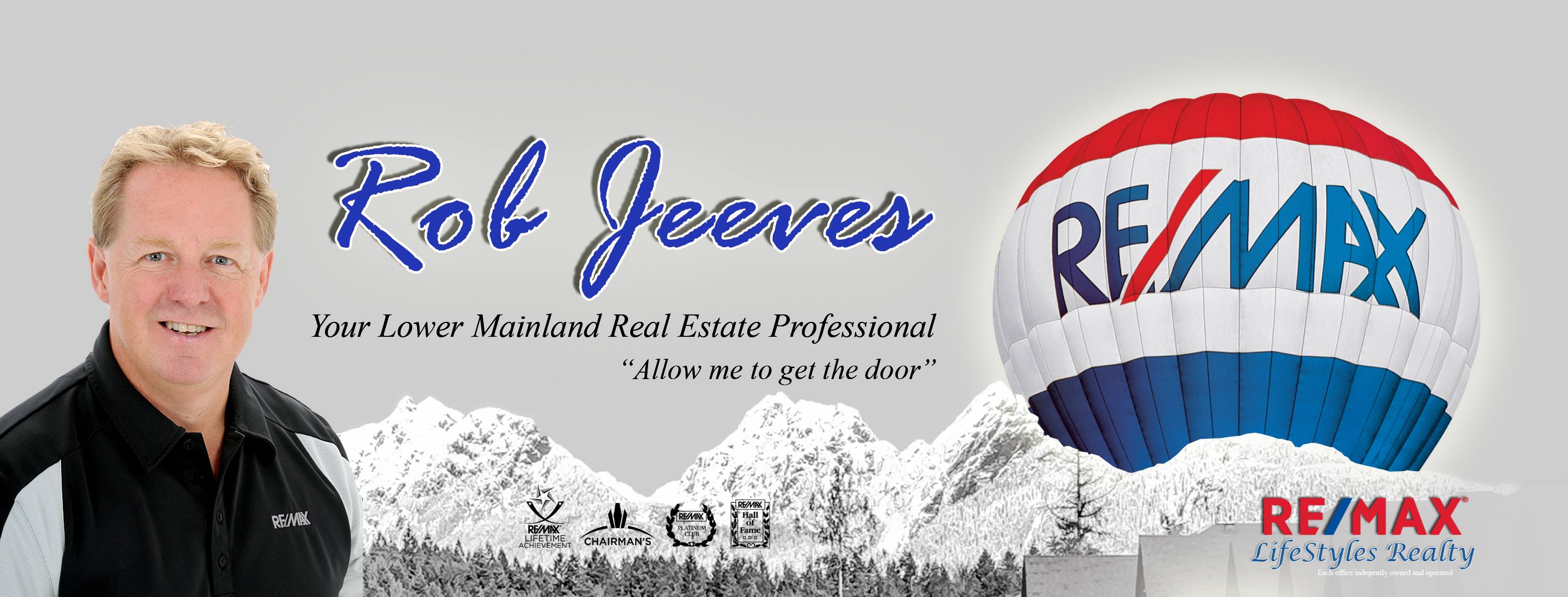 Rob Jeeves, Re/Max Lifestyles Realty | Maple Ridge BC